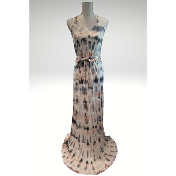 MSRP $215 NWT YOUNG FABULOUS & BROKE Carla Maxi Abstract Animal Wash Size M - Picture 4 of 10